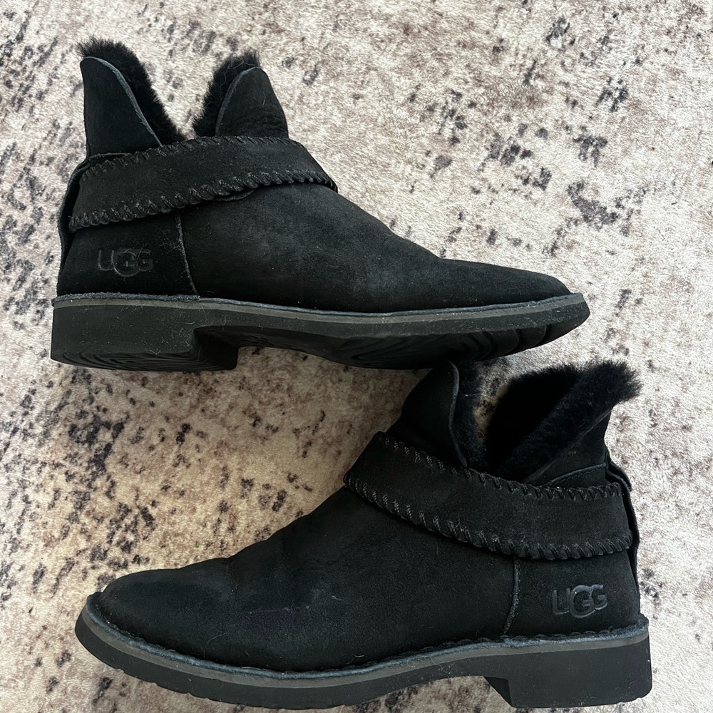 UGG Black Ankle Booties